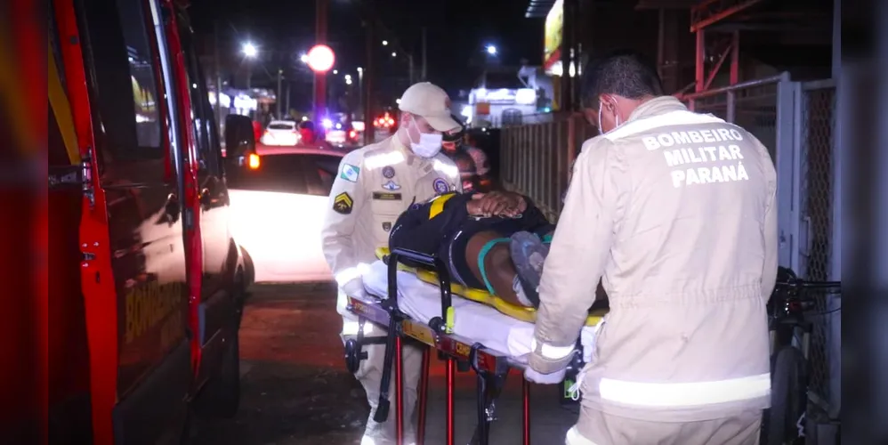 Equipe dos Bombeiros foi acionada para o local da ocorrência