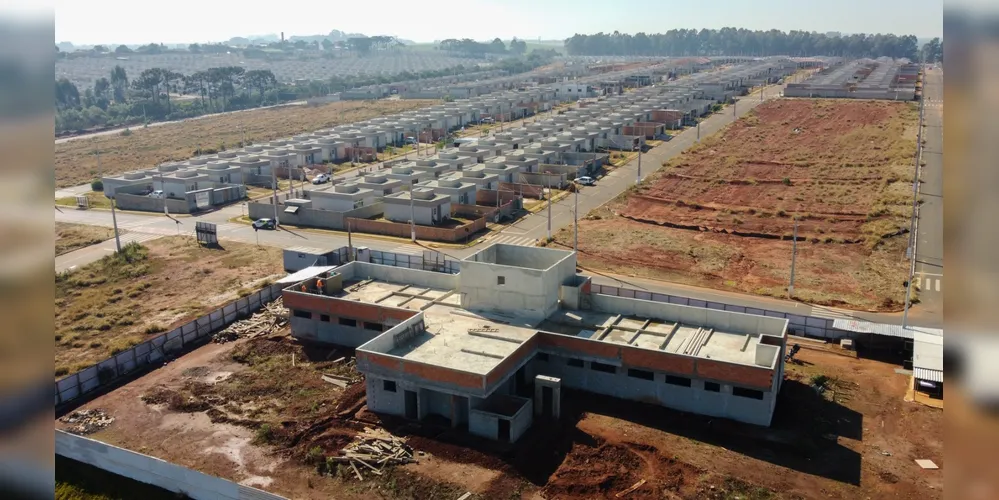 Construção do novo Superposto de Ponta Grossa; Unidade Jardim Royal