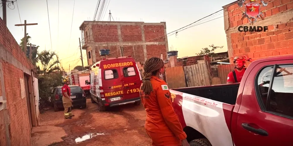 Agentes de socorro foram acionados para a ocorrência