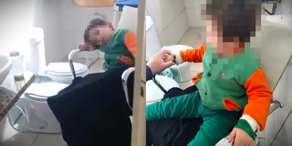 Criança recebeu maus-tratos em uma escola particular