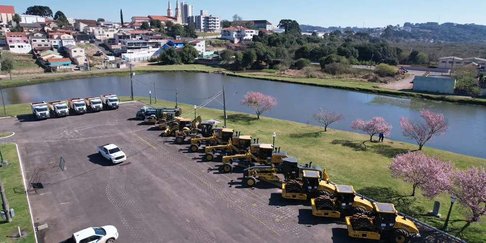 Aproximadamente 40km de estradas rurais serão pavimentadas por ano.
