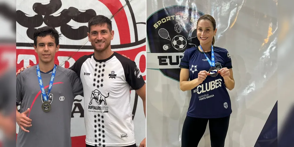Eduardo Borges e Josiane Barbosa foram um dos premiados