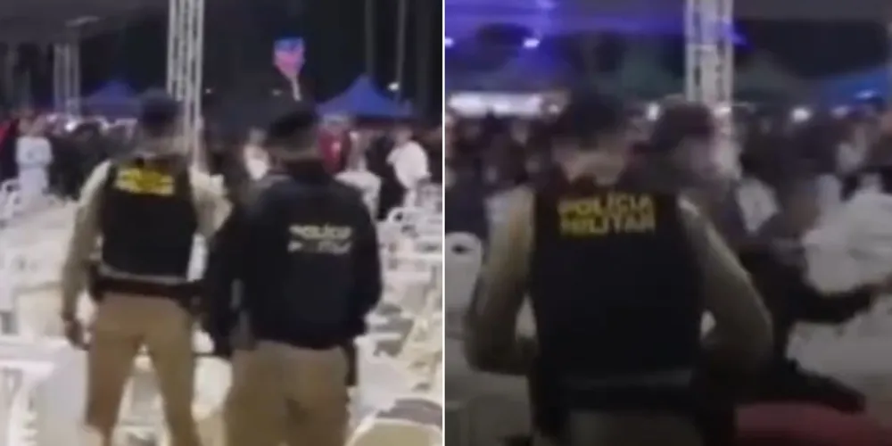 A polícia segue apurando os envolvidos na confusão