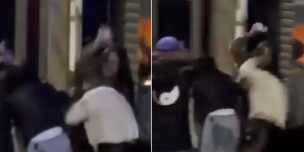 Uma das meninas utilizou um objeto para desferir os golpes