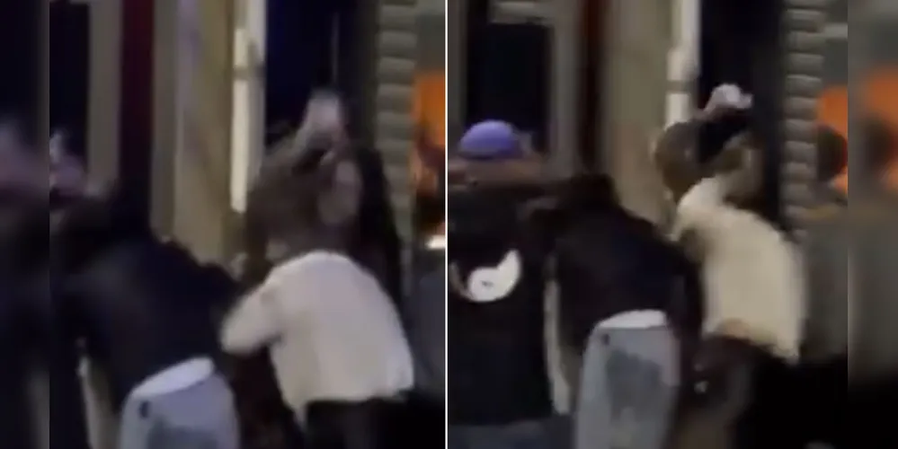 Uma das meninas utilizou um objeto para desferir os golpes