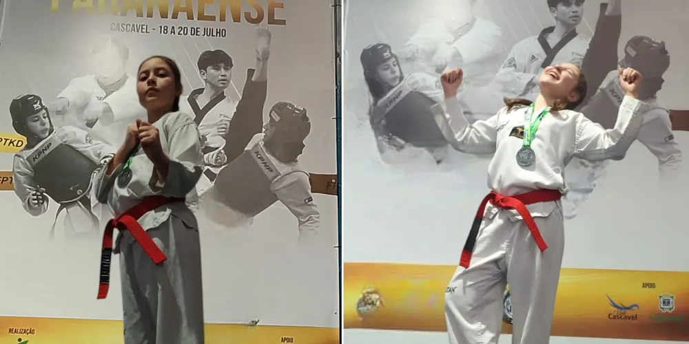 Isadora trouxe a medalha de prata para Ponta Grossa