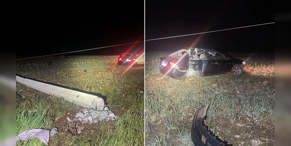 Acidente ocorreu no sentido Castro - Tibagi