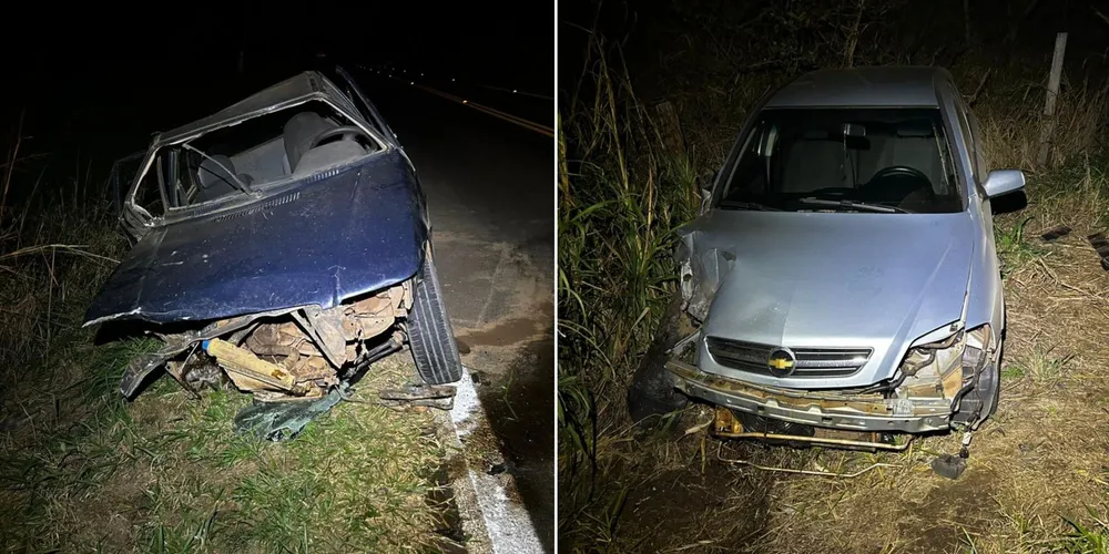 Os carros envolvidos no acidente possuíam placas de Cândido de Abreu