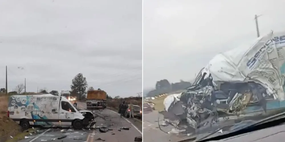 Vítima fatal seria ocupante da van