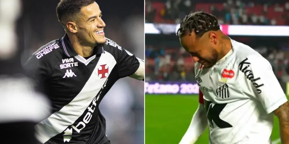 Coutinho foi o principal jogador da partida; Neymar deixou o campo chorando