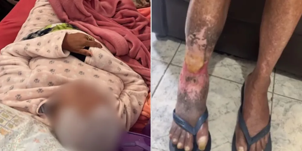 Idosos foram encontrados pela polícia sem a higiene adequada