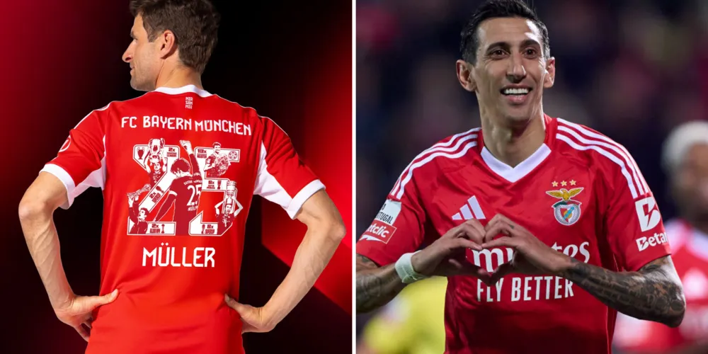 Müller e Di María em tom de despedida com seus clubes atuais