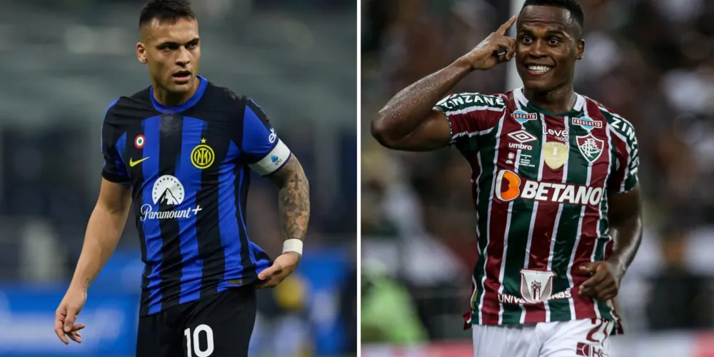 Lautaro Martínez e Jhon Arias, os destaques de Inter de Milão e Fluminense