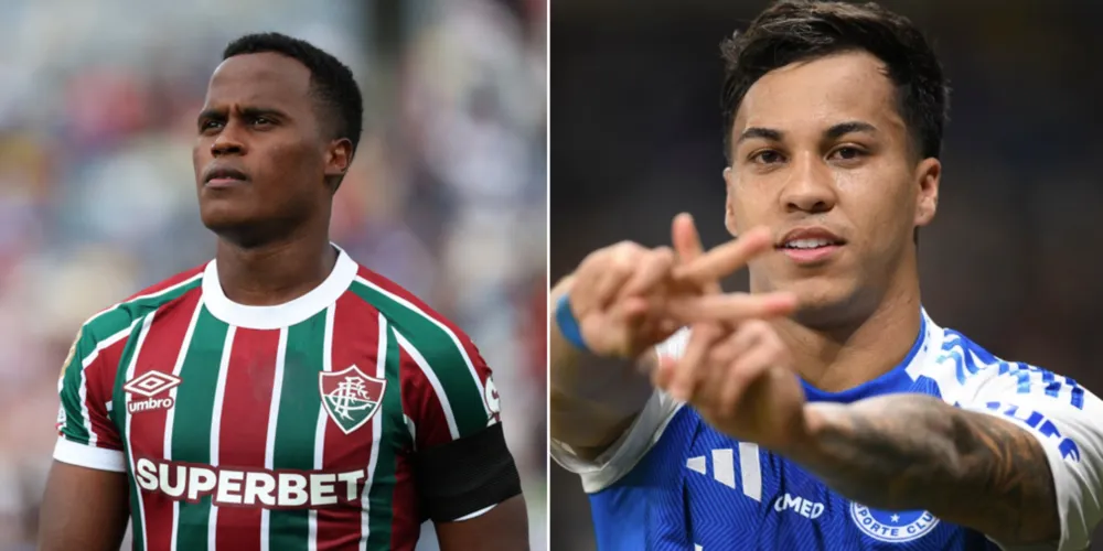 Jhon Arias que pode estar indo para o futebol inglês e Kaio Jorge, artilheiro do Brasileirão