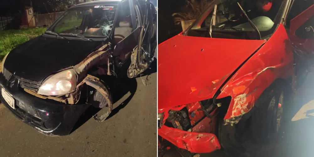 Motoristas embriagados colidem de frente e acabam presos em PG