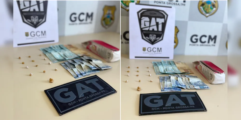 GCM apreende crack e dinheiro em comércio no Cará-Cará
