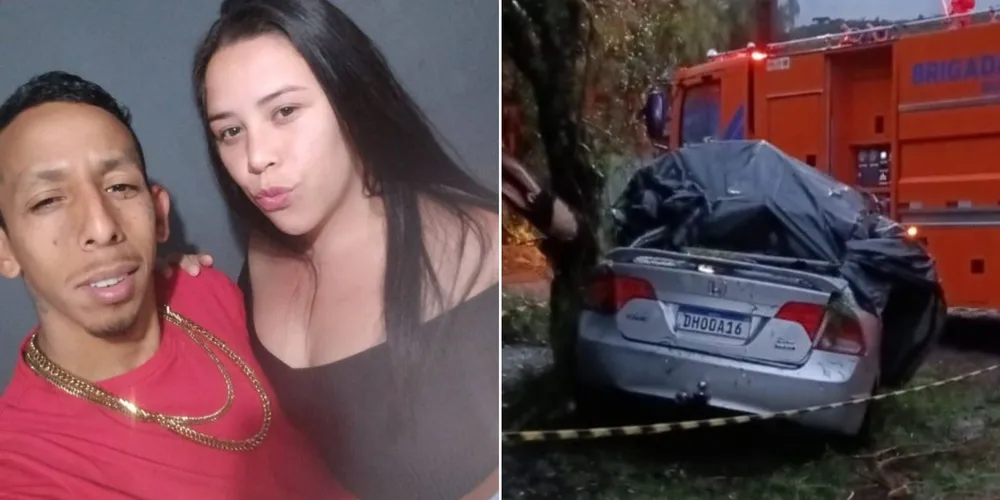 As vitimas foram identificadas como Jackson Wiliam Souza e Melissa Bitencourt