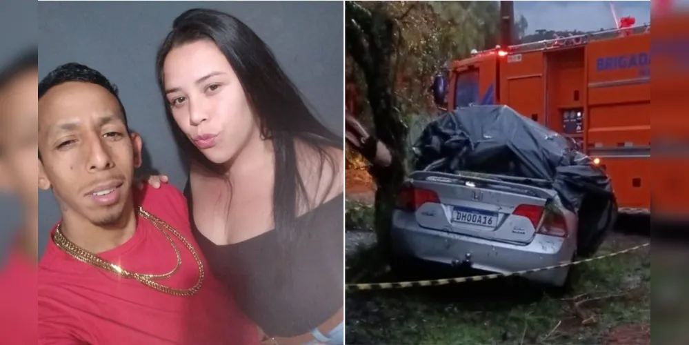 As vitimas foram identificadas como Jackson Wiliam Souza e Melissa Bitencourt