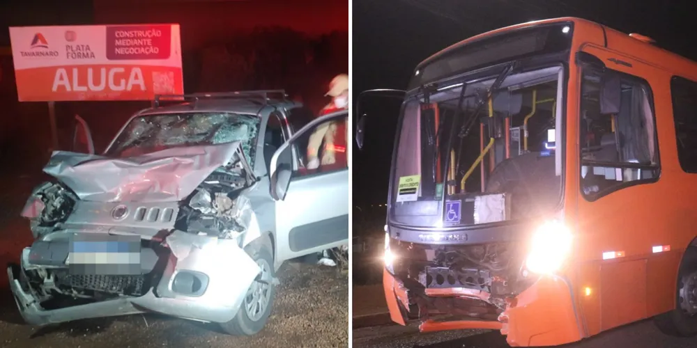 Ônibus estava sem passageiros