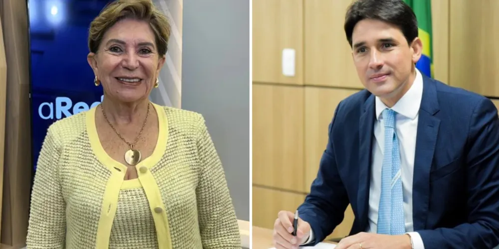 Prefeita Elizabeth Schmidt e ministro Silvio Costa Filho