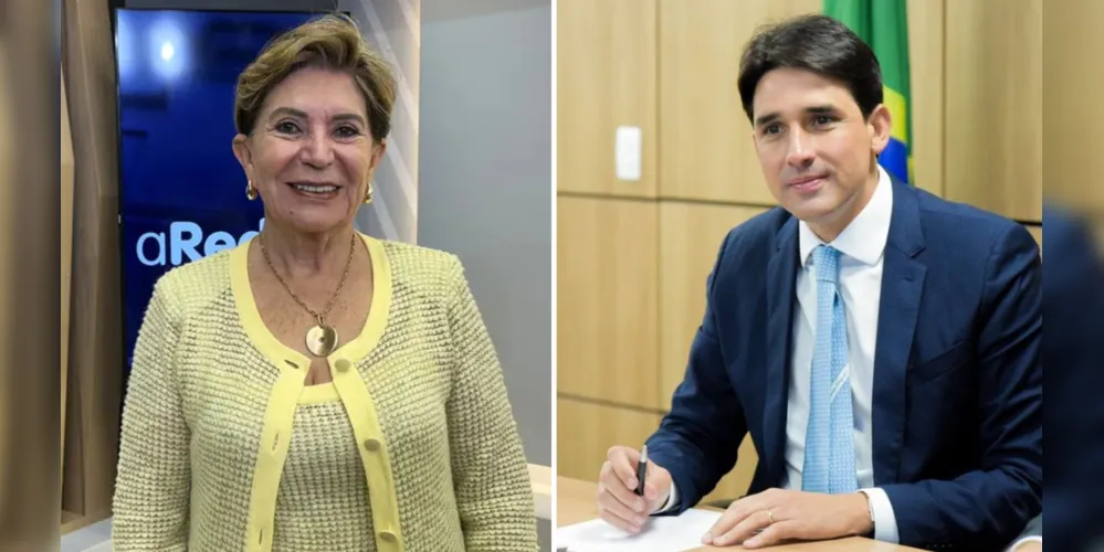 Prefeita Elizabeth Schmidt e ministro Silvio Costa Filho