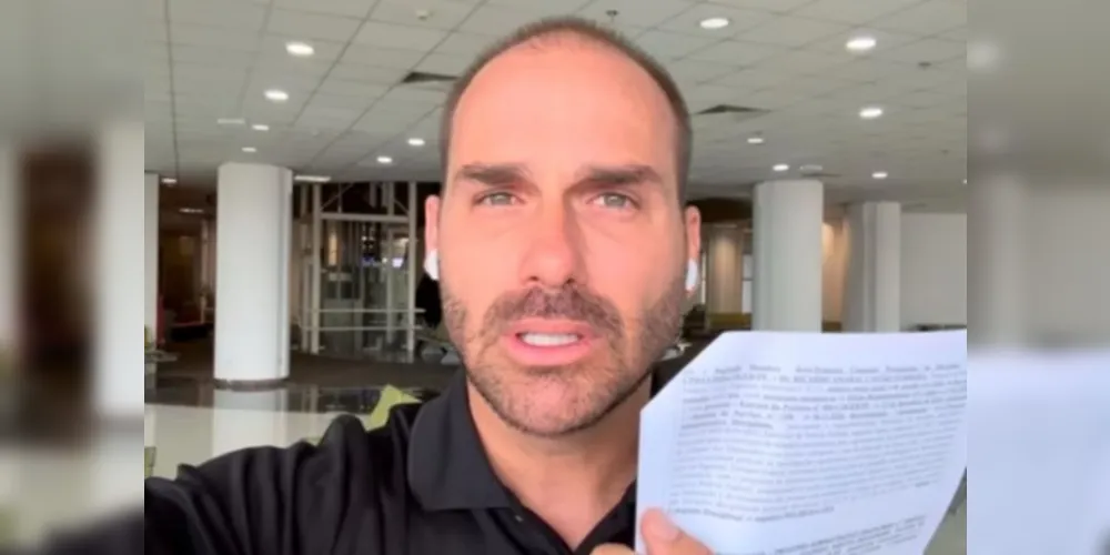 Eduardo Bolsonaro está nos Estados Unidos