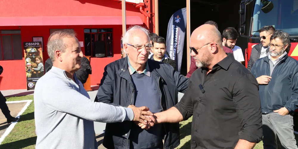 Moacyr Fadel, Reinaldo Cardoso e Coronel Hudson estiveram reunidos