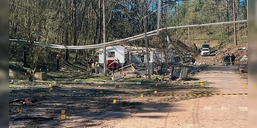 Fábrica de explosivos em Quatro Barras após tragédia