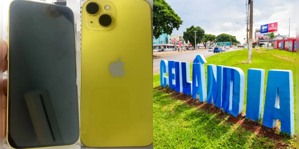 Celular foi localizado em Ceilândia (DF)