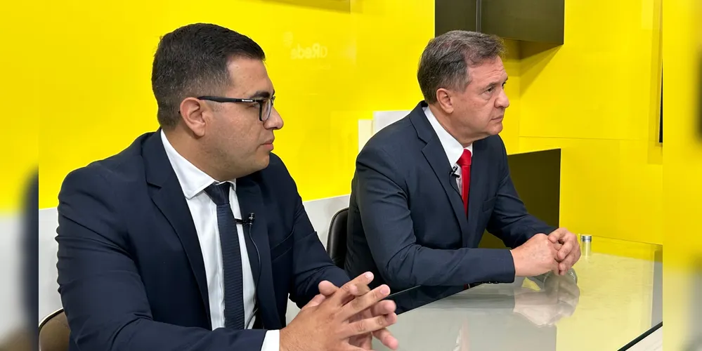 Herculano (à esquerda) e Fernando (à direita) são os advogados do dono da leiteria