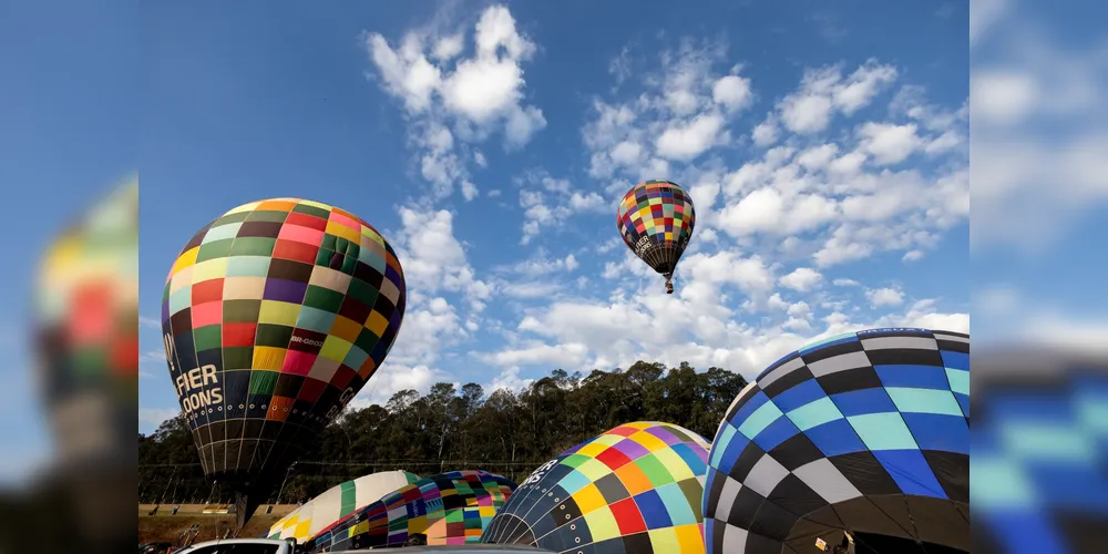 3º Festival de Balonismo de PG reúne mais de 20 mil pessoas no Centro de Eventos