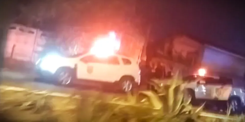 Autoridades de segurança estão no local da ocorrência