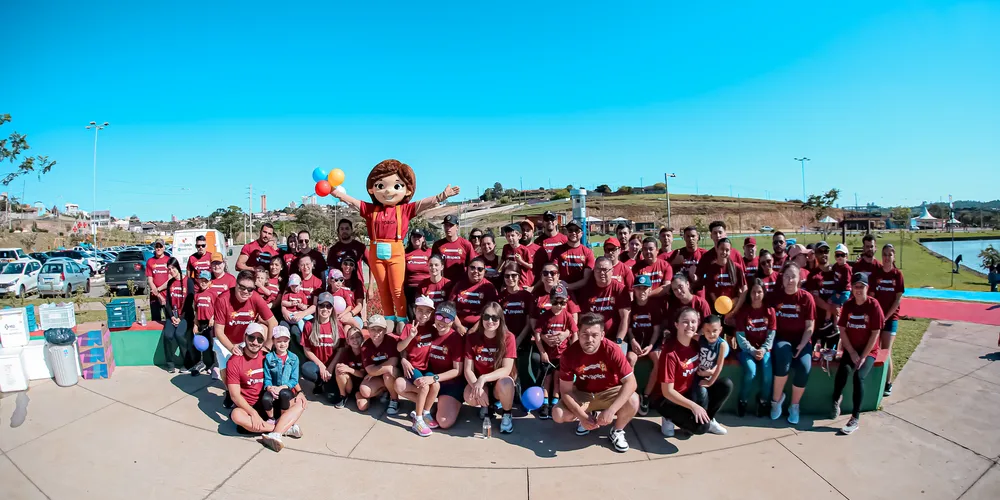 A proposta do evento é aproximar os colaboradores através de um momento de qualidade de vida