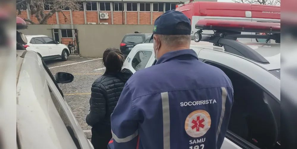 Gestante suspeita de furto passou mal durante abordagem da Guarda Civil Municipal, em Ponta Grossa.