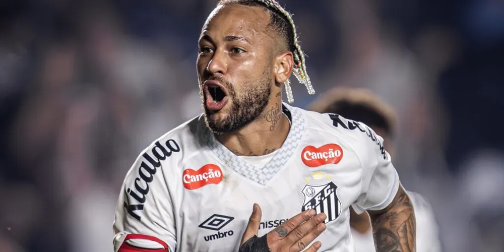Neymar garantiu vitória do Santos na 14ª rodada do Brasileirão