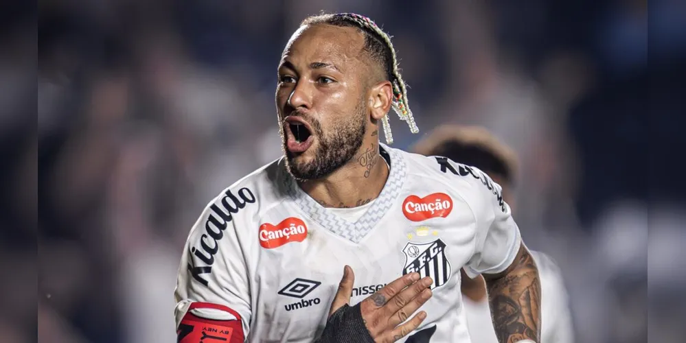 Neymar garantiu vitória do Santos na 14ª rodada do Brasileirão