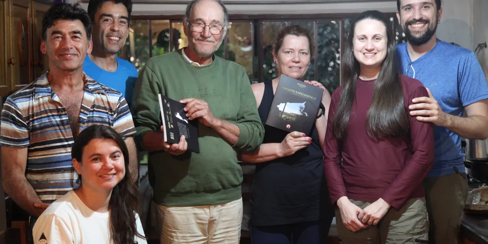 Parte da equipe do grupo universitário