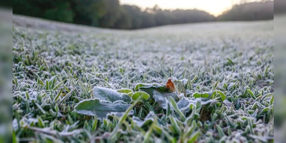 Massa de ar frio derrubou as temperaturas em diversas cidades do estado