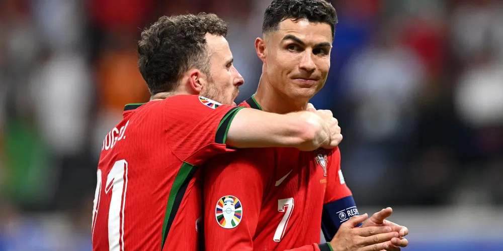 Jota substituiu Cristiano Ronaldo na final da Liga das Nações