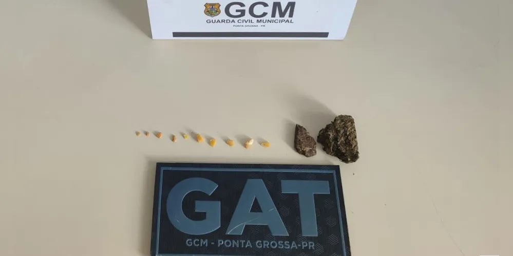 Droga foi apreendida