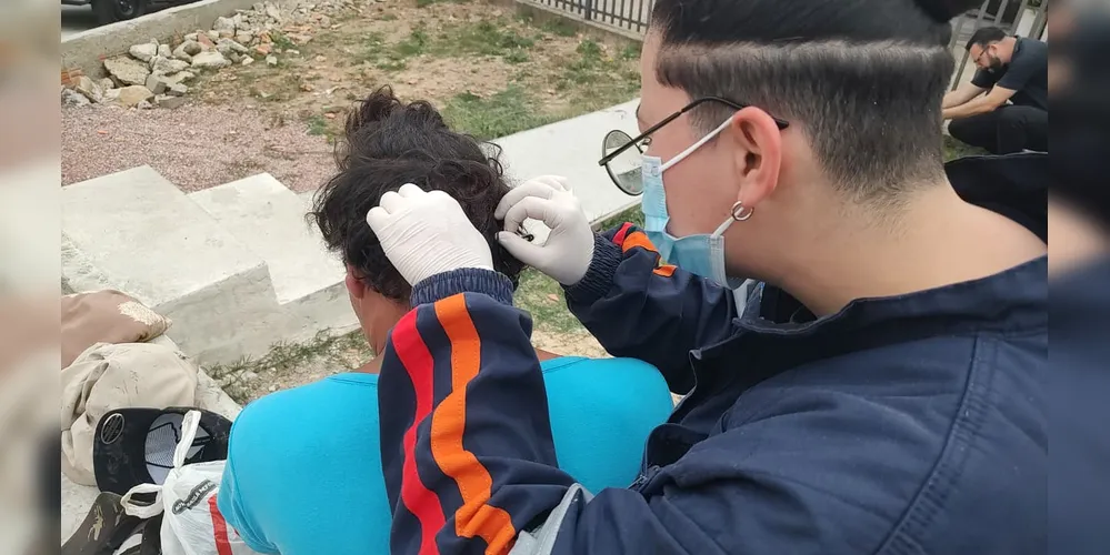 Jovem foi atendido pelo SAMU