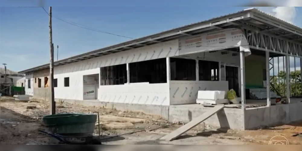 Obra é feita com tecnologia Light Steel Frame, da Espaço Smart, empresa ponta-grossense