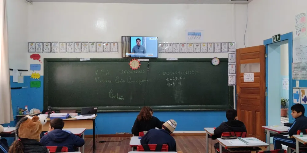 A partir do conteúdo do Vamos Ler e Tetra Pak a turma assimilou conceitos para o desenvolvimento das atividades