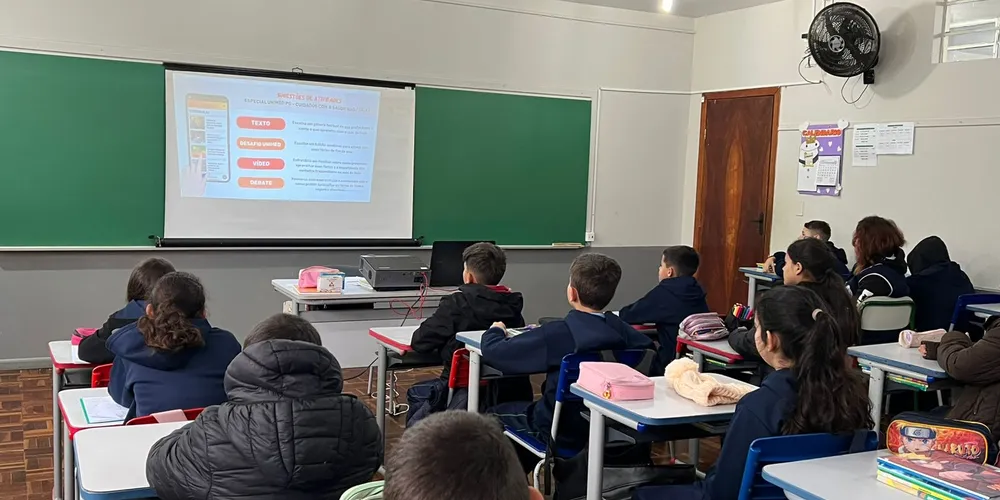 A classe desenvolveu uma série de atividades baseadas na videoaula especial sobre os cuidados com a saúde nas férias