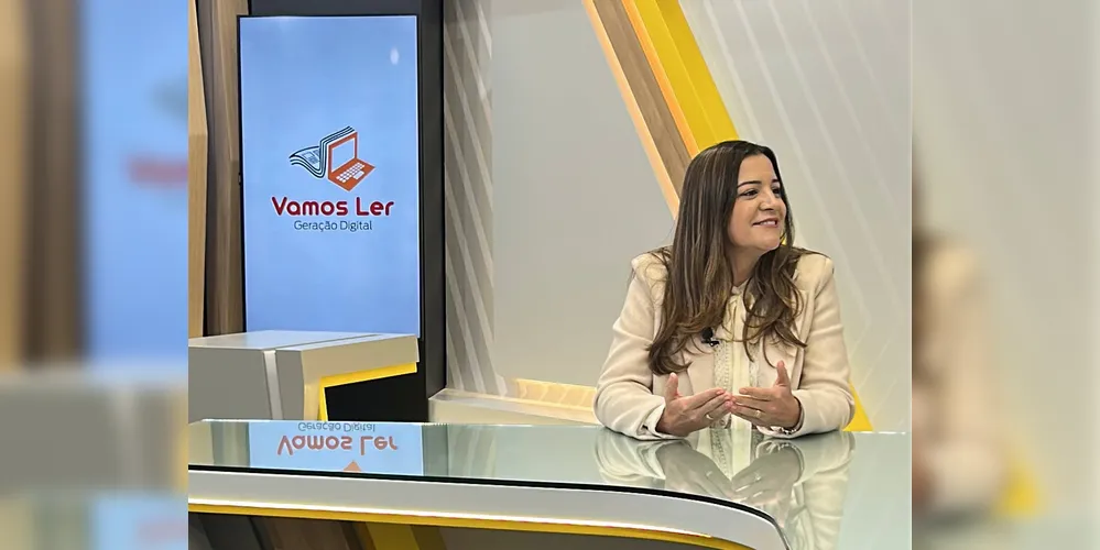 Gestora foi a terceira convidada da série especial com secretários dos municípios parceiros do Vamos Ler