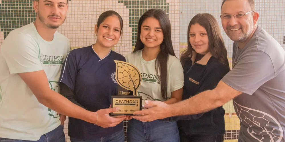 A equipe venceu o Ideathon, do Sistema Faep