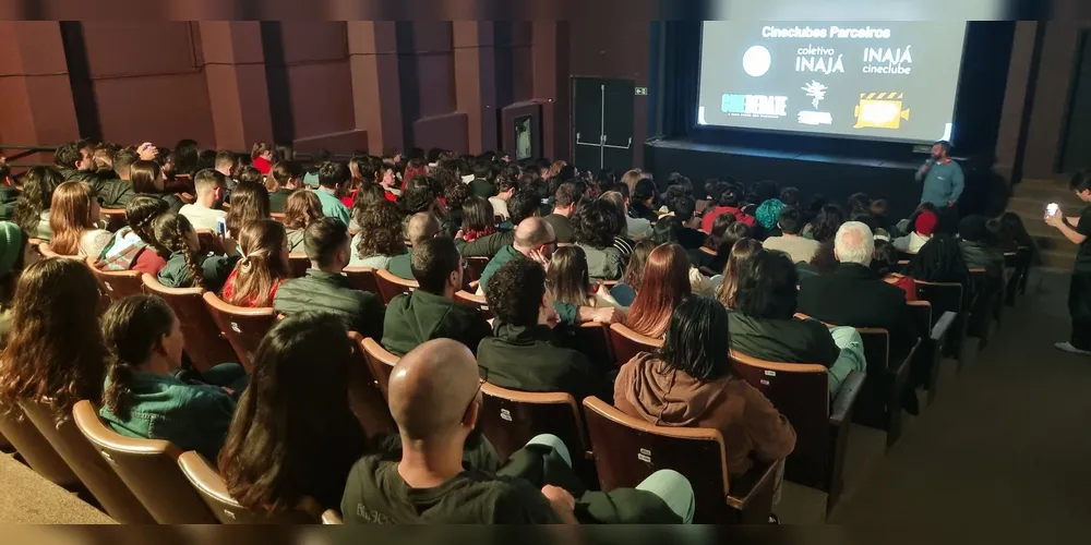 Publico presente na 1ª exibição