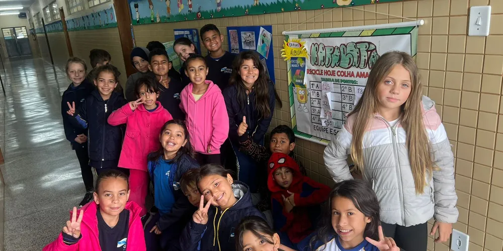 Com as atividades realizadas, a turma visualiza o impacto direto oriundo de suas ações reforçando os estudos feitos em sala