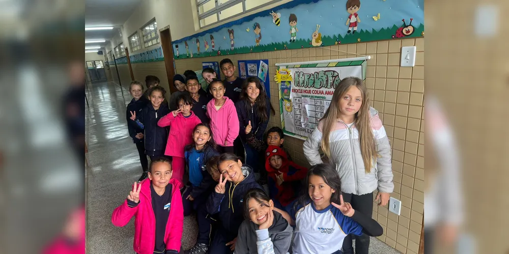 Com as atividades realizadas, a turma visualiza o impacto direto oriundo de suas ações reforçando os estudos feitos em sala