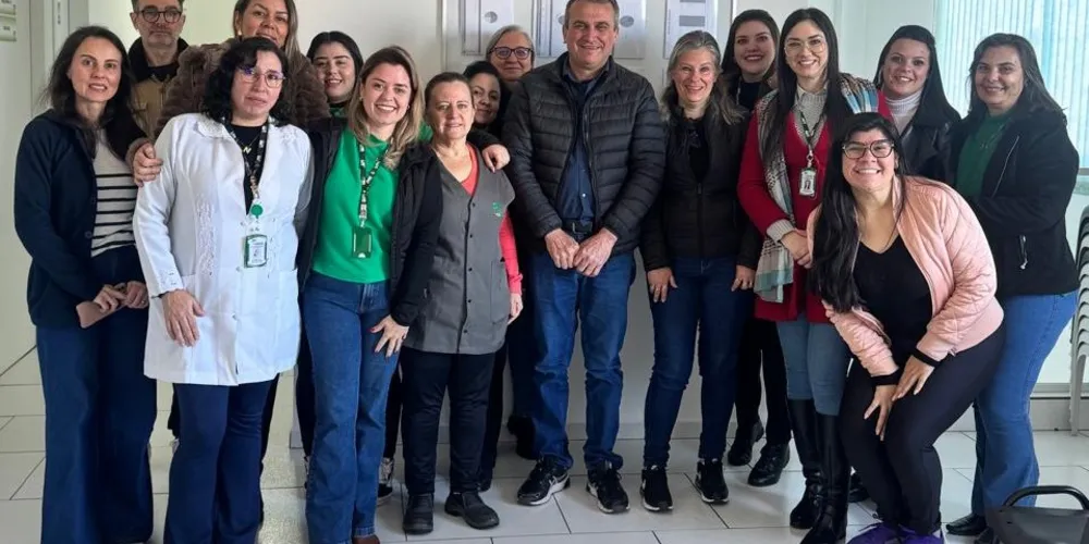 O presidente Irani Barros esteve reunido com equipe do CimSaúde nesta segunda-feira